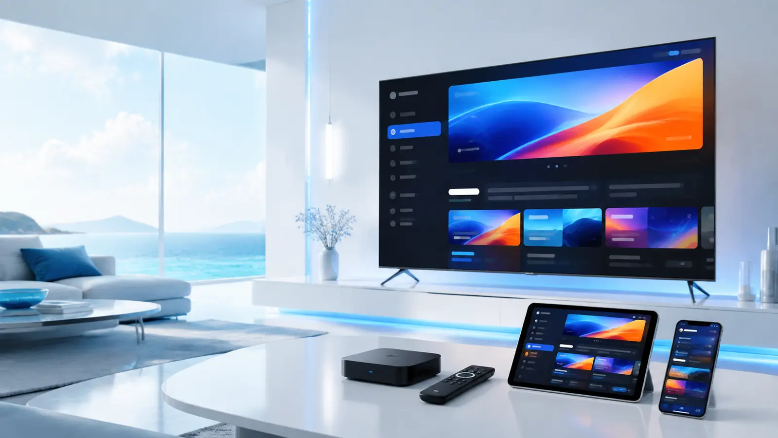 Atlas Pro IPTV sur Smart TV tablette et smartphone avec NEXORA