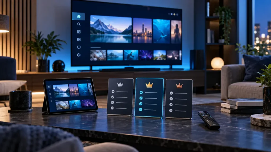 IPTV Premium Pro sur téléviseur, ordinateur et appareils connectés